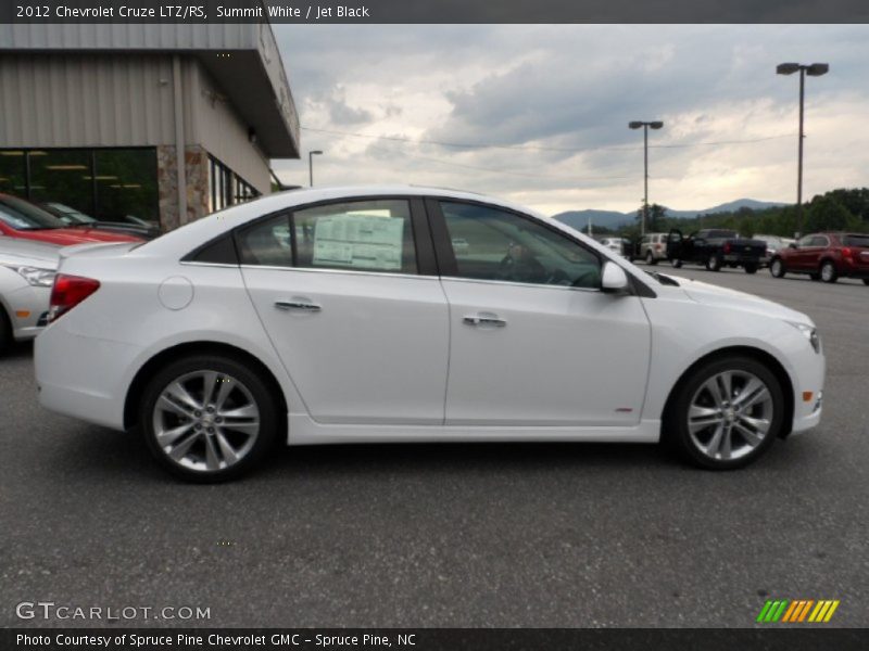 Summit White / Jet Black 2012 Chevrolet Cruze LTZ/RS