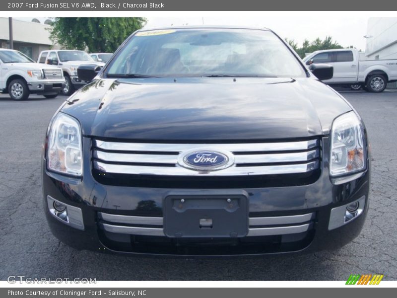 Black / Charcoal Black 2007 Ford Fusion SEL V6 AWD