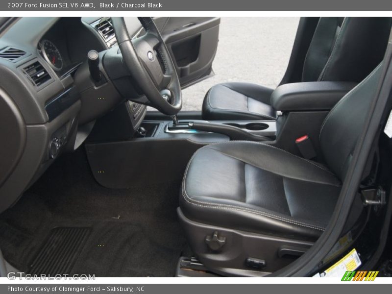 Black / Charcoal Black 2007 Ford Fusion SEL V6 AWD