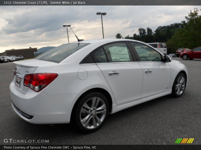 Summit White / Jet Black 2012 Chevrolet Cruze LTZ/RS
