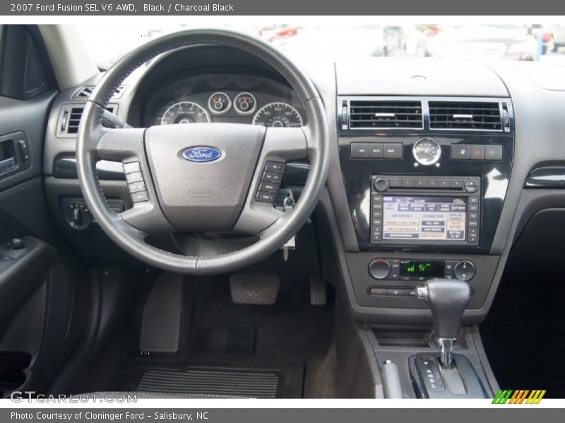 Black / Charcoal Black 2007 Ford Fusion SEL V6 AWD