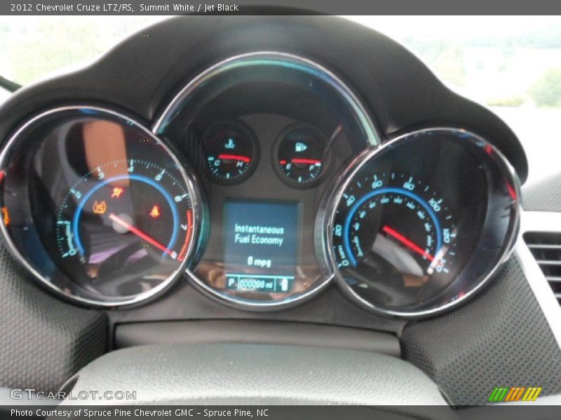 Summit White / Jet Black 2012 Chevrolet Cruze LTZ/RS