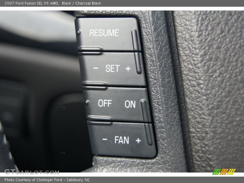 Black / Charcoal Black 2007 Ford Fusion SEL V6 AWD