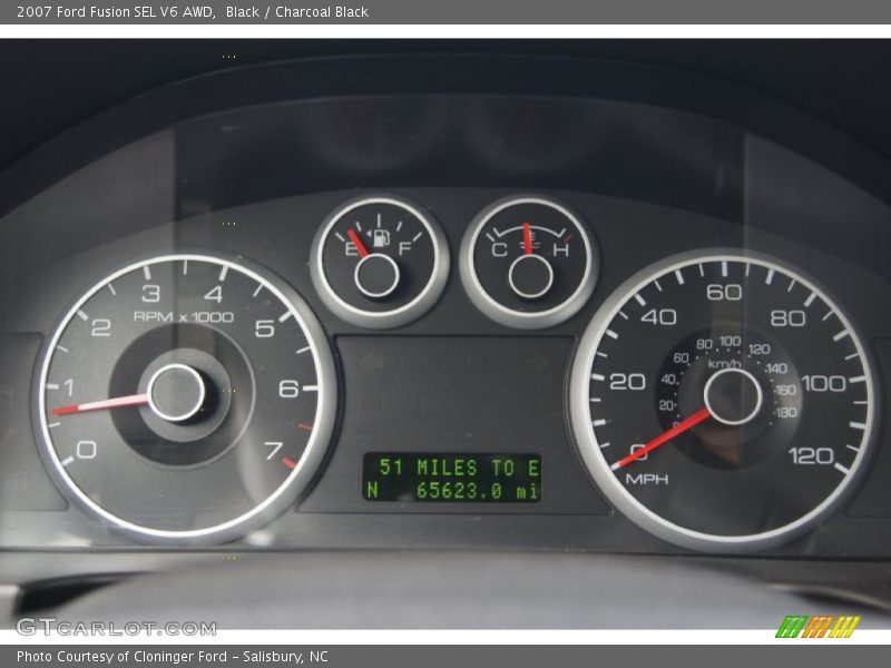 Black / Charcoal Black 2007 Ford Fusion SEL V6 AWD