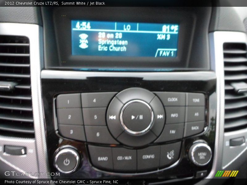 Summit White / Jet Black 2012 Chevrolet Cruze LTZ/RS