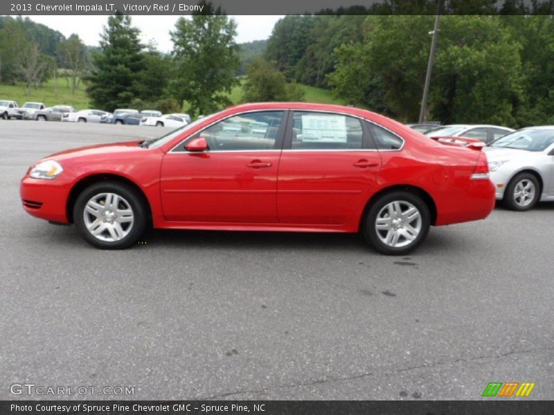 Victory Red / Ebony 2013 Chevrolet Impala LT