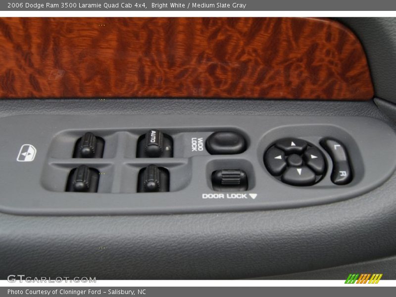 Bright White / Medium Slate Gray 2006 Dodge Ram 3500 Laramie Quad Cab 4x4