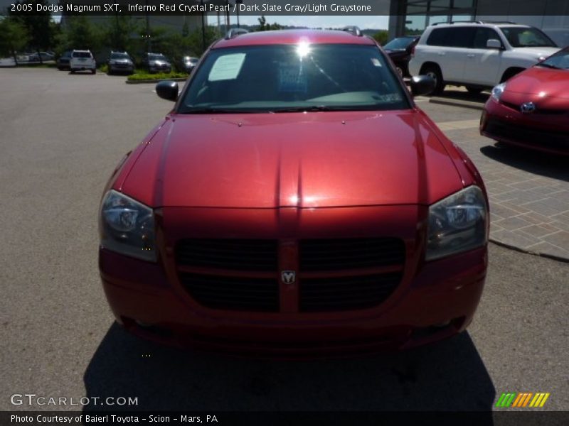 Inferno Red Crystal Pearl / Dark Slate Gray/Light Graystone 2005 Dodge Magnum SXT