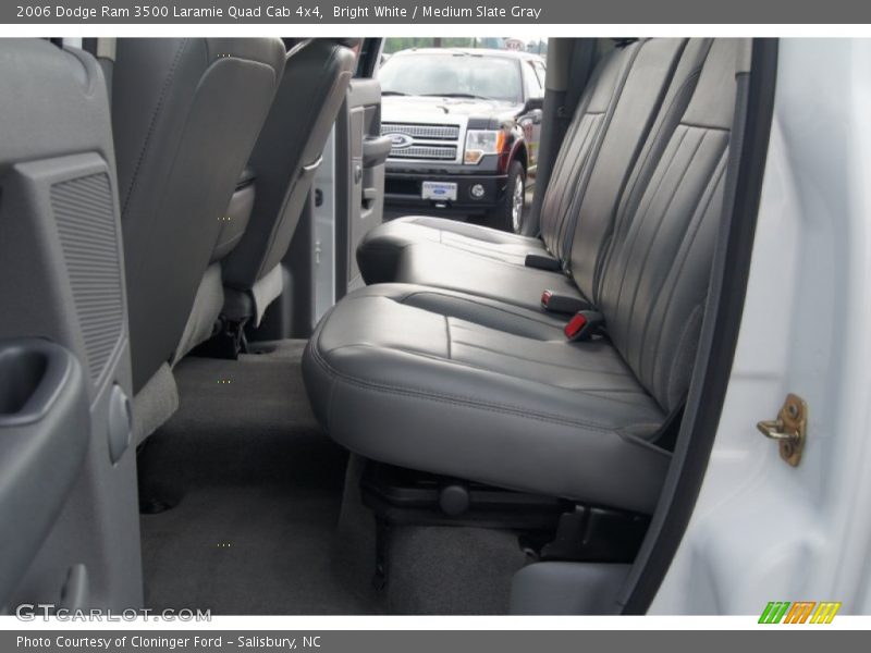 Bright White / Medium Slate Gray 2006 Dodge Ram 3500 Laramie Quad Cab 4x4