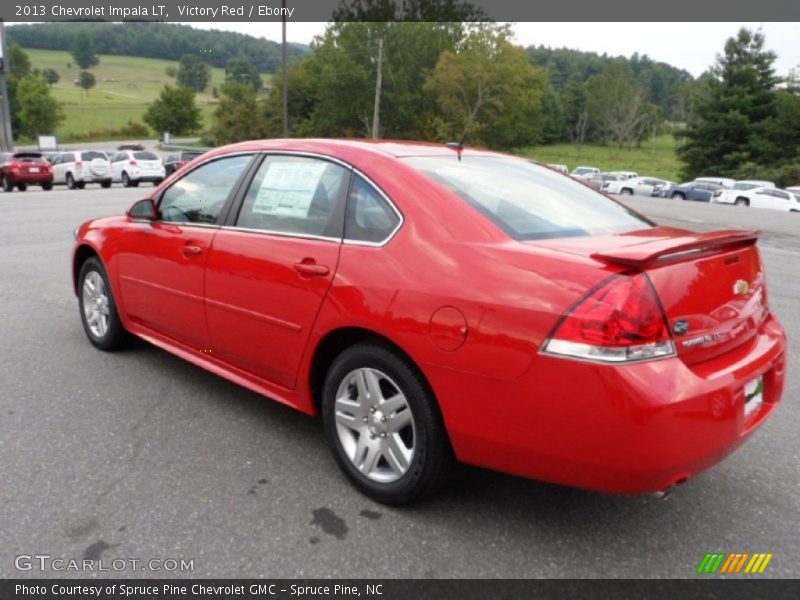 Victory Red / Ebony 2013 Chevrolet Impala LT
