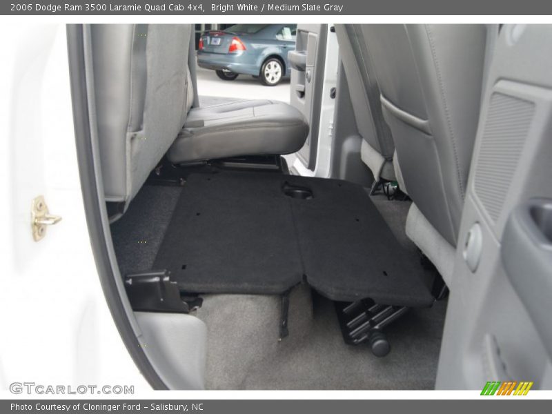 Bright White / Medium Slate Gray 2006 Dodge Ram 3500 Laramie Quad Cab 4x4