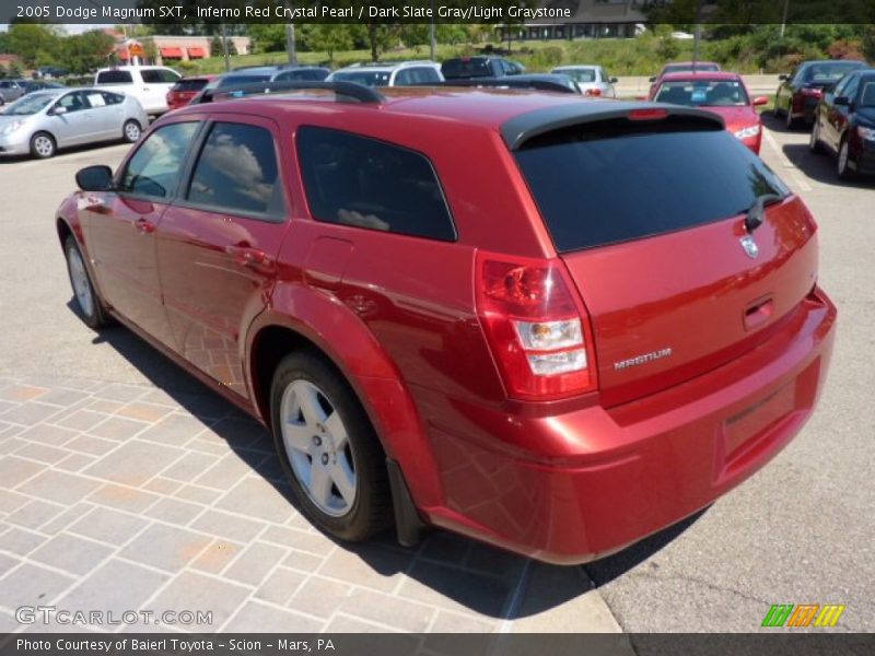 Inferno Red Crystal Pearl / Dark Slate Gray/Light Graystone 2005 Dodge Magnum SXT