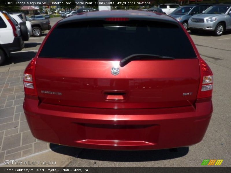 Inferno Red Crystal Pearl / Dark Slate Gray/Light Graystone 2005 Dodge Magnum SXT