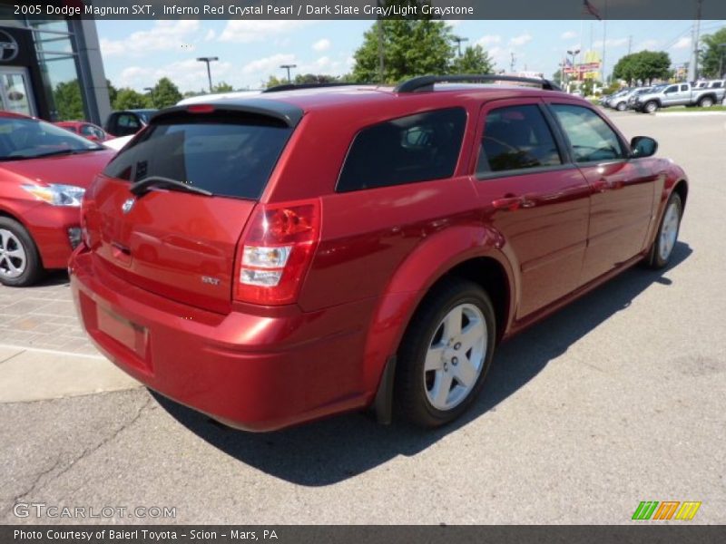 Inferno Red Crystal Pearl / Dark Slate Gray/Light Graystone 2005 Dodge Magnum SXT