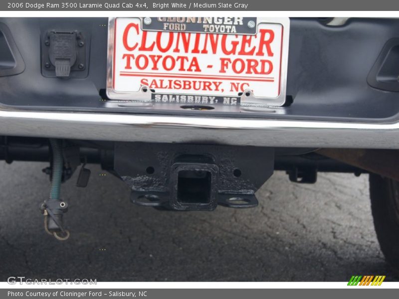 Bright White / Medium Slate Gray 2006 Dodge Ram 3500 Laramie Quad Cab 4x4