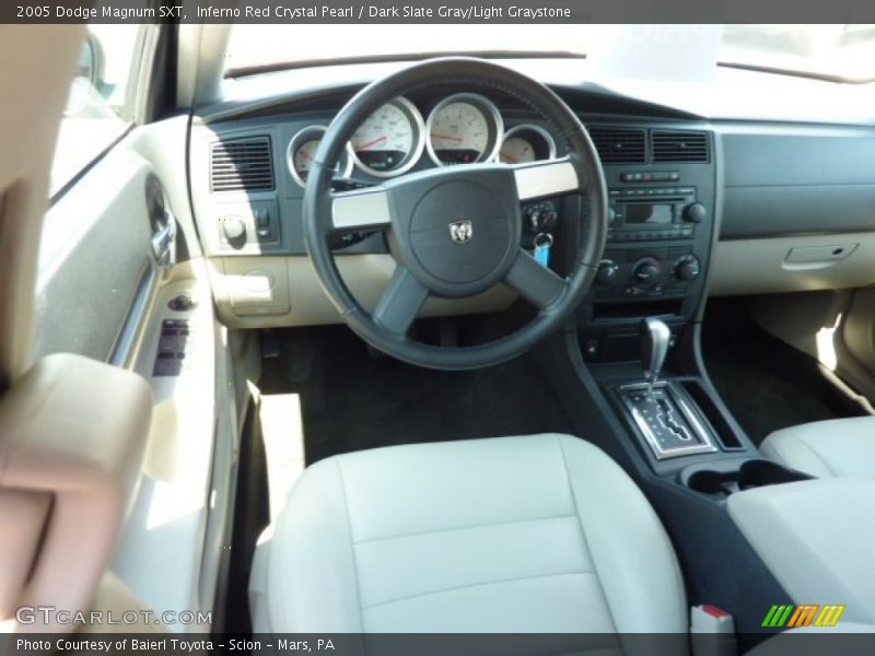 Inferno Red Crystal Pearl / Dark Slate Gray/Light Graystone 2005 Dodge Magnum SXT