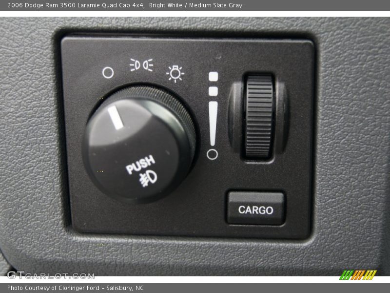 Bright White / Medium Slate Gray 2006 Dodge Ram 3500 Laramie Quad Cab 4x4