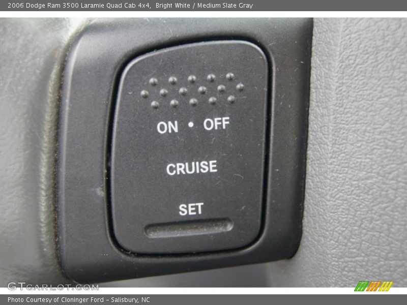 Bright White / Medium Slate Gray 2006 Dodge Ram 3500 Laramie Quad Cab 4x4