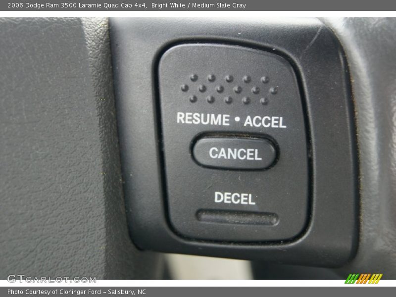 Bright White / Medium Slate Gray 2006 Dodge Ram 3500 Laramie Quad Cab 4x4