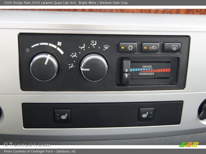 Bright White / Medium Slate Gray 2006 Dodge Ram 3500 Laramie Quad Cab 4x4