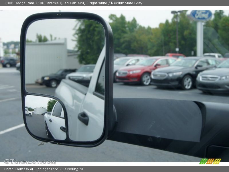 Bright White / Medium Slate Gray 2006 Dodge Ram 3500 Laramie Quad Cab 4x4