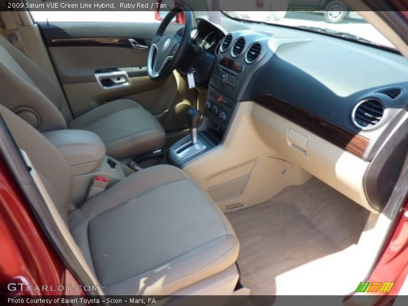 Ruby Red / Tan 2009 Saturn VUE Green Line Hybrid