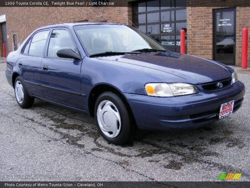Twilight Blue Pearl / Light Charcoal 1999 Toyota Corolla CE