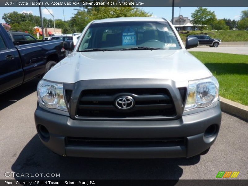 Silver Streak Mica / Graphite Gray 2007 Toyota Tacoma V6 Access Cab 4x4