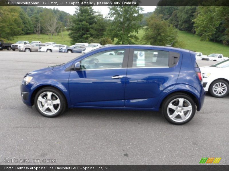  2012 Sonic LTZ Hatch Blue Topaz Metallic