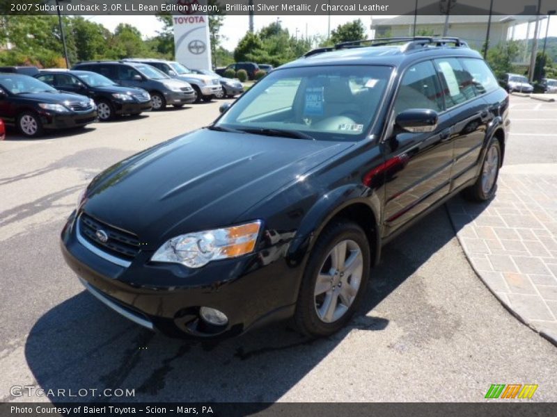 Brilliant Silver Metallic / Charcoal Leather 2007 Subaru Outback 3.0R L.L.Bean Edition Wagon