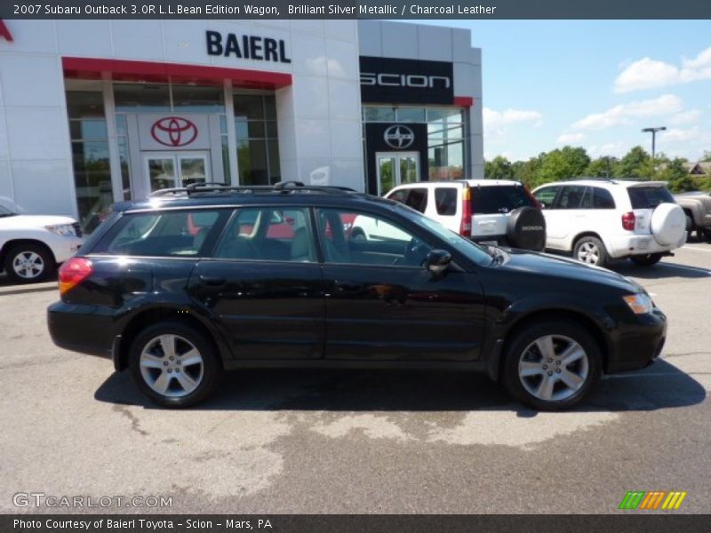 Brilliant Silver Metallic / Charcoal Leather 2007 Subaru Outback 3.0R L.L.Bean Edition Wagon