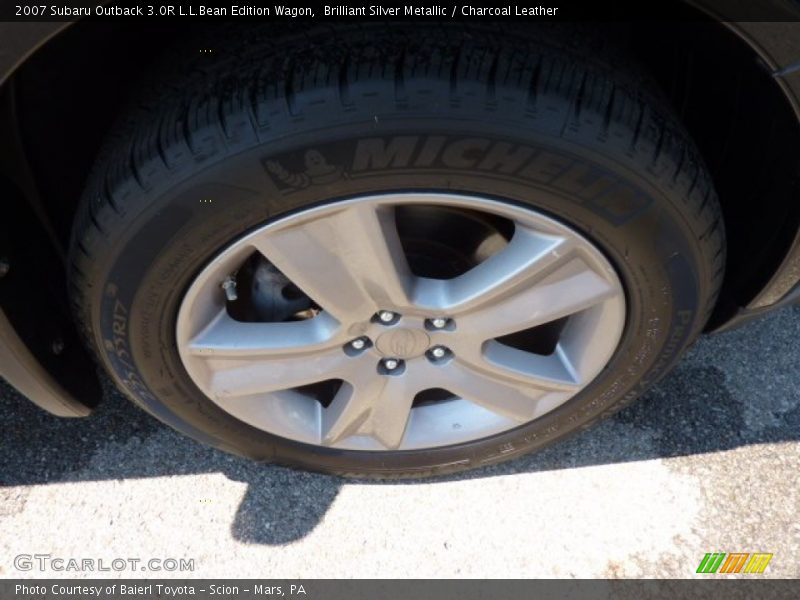 Brilliant Silver Metallic / Charcoal Leather 2007 Subaru Outback 3.0R L.L.Bean Edition Wagon