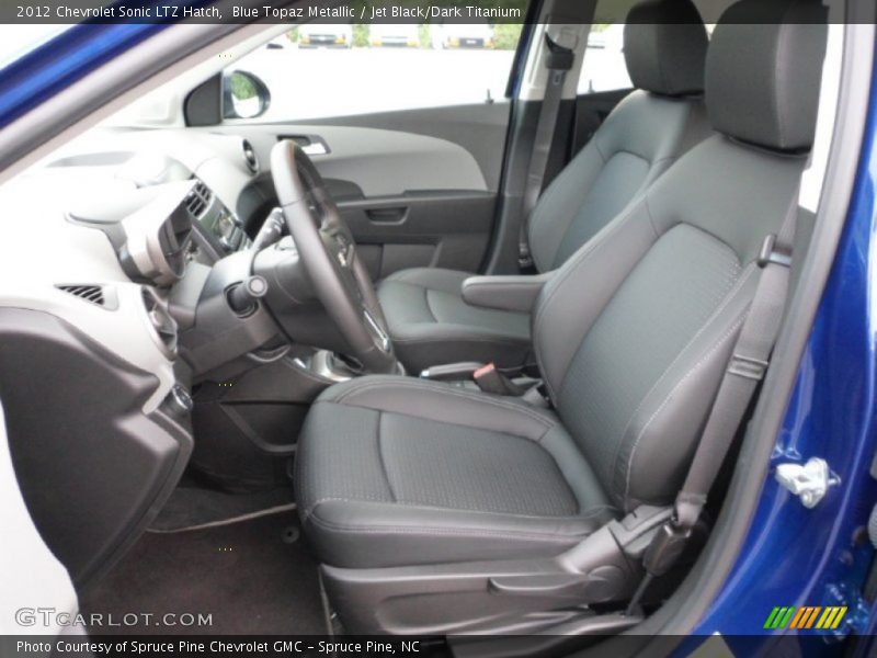 Front Seat of 2012 Sonic LTZ Hatch