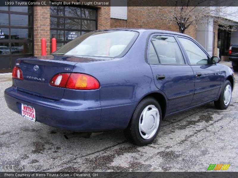 Twilight Blue Pearl / Light Charcoal 1999 Toyota Corolla CE