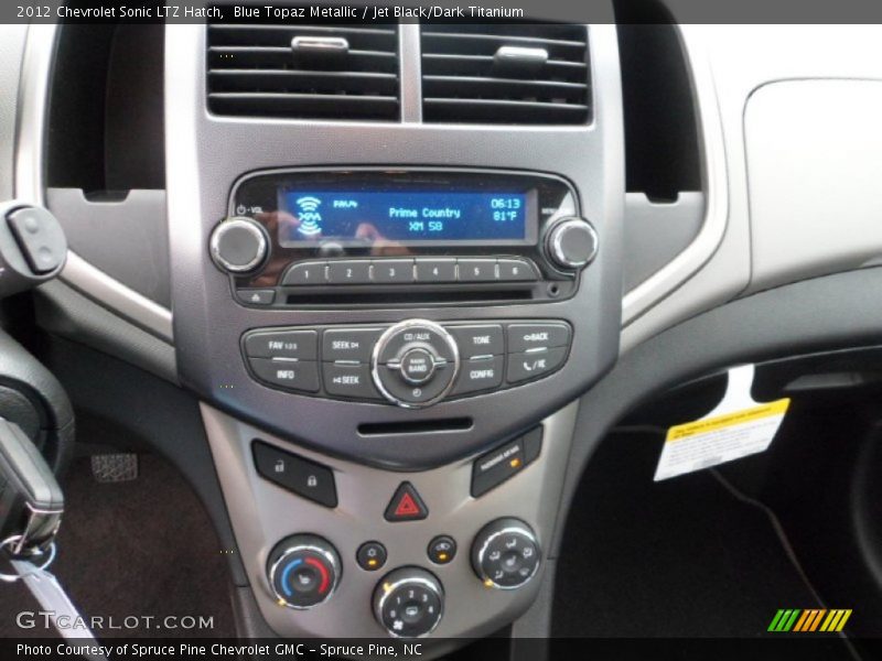 Controls of 2012 Sonic LTZ Hatch