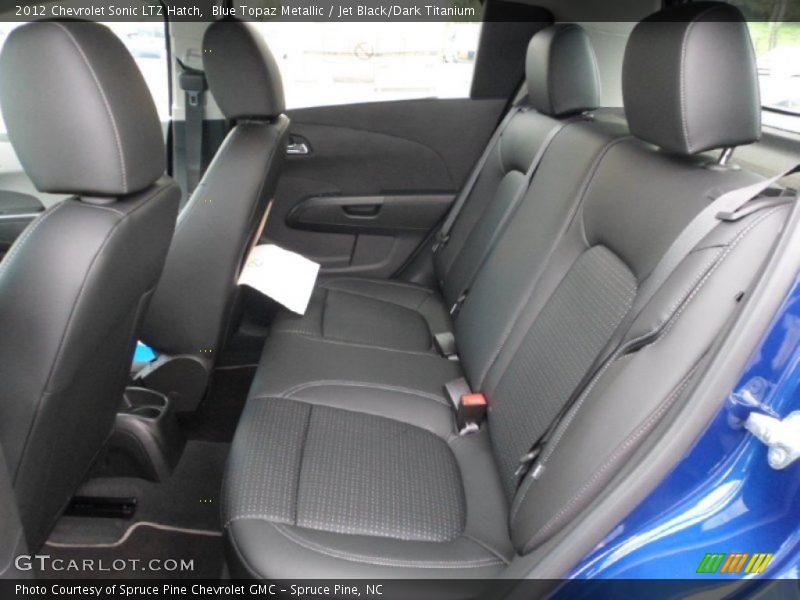 Rear Seat of 2012 Sonic LTZ Hatch