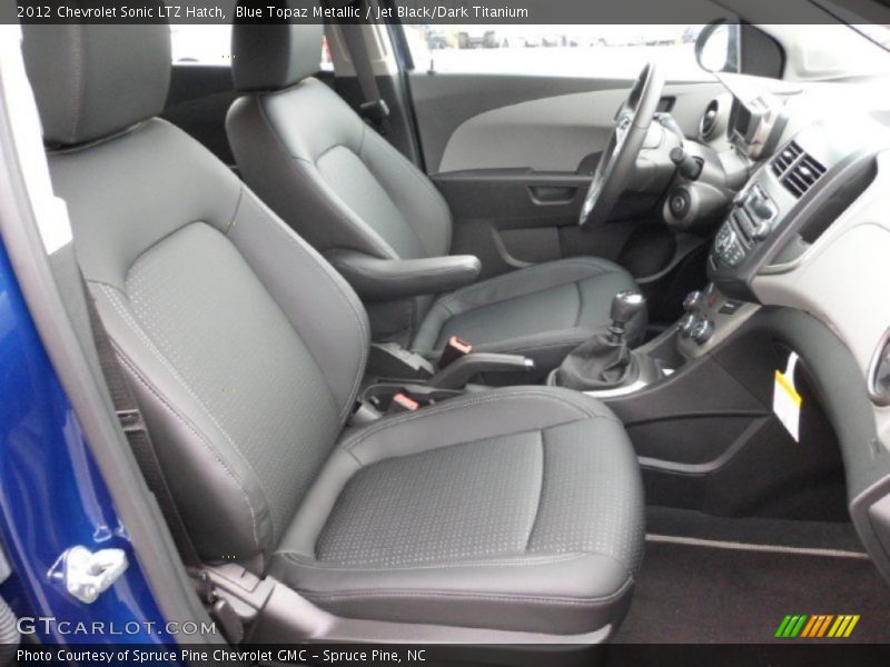 Blue Topaz Metallic / Jet Black/Dark Titanium 2012 Chevrolet Sonic LTZ Hatch