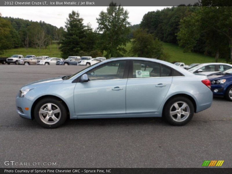 Ice Blue Metallic / Jet Black 2012 Chevrolet Cruze LT