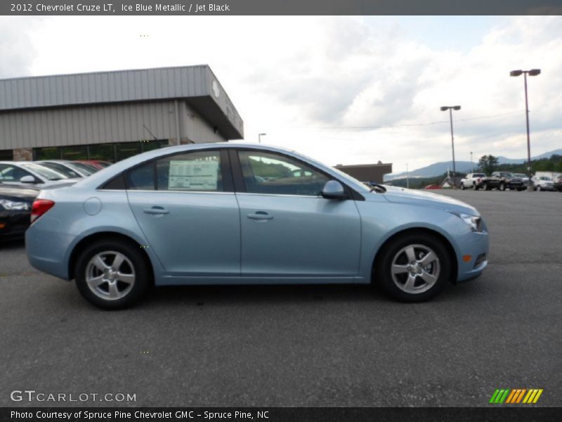 Ice Blue Metallic / Jet Black 2012 Chevrolet Cruze LT
