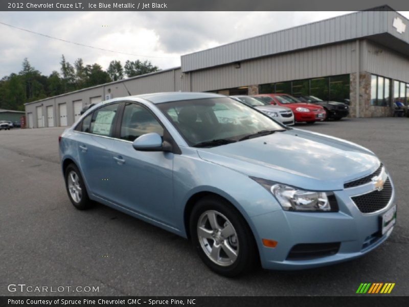 Ice Blue Metallic / Jet Black 2012 Chevrolet Cruze LT