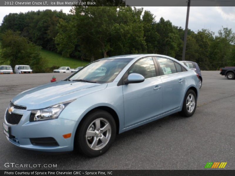Ice Blue Metallic / Jet Black 2012 Chevrolet Cruze LT