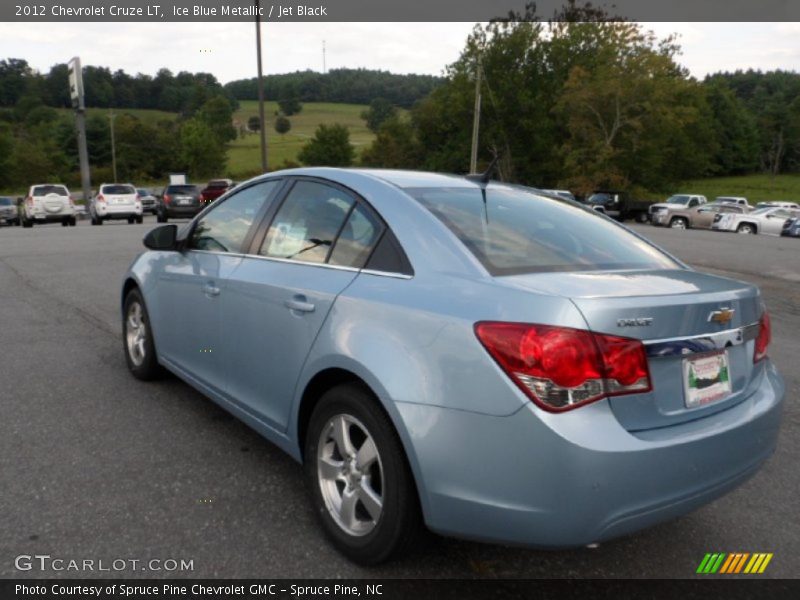 Ice Blue Metallic / Jet Black 2012 Chevrolet Cruze LT