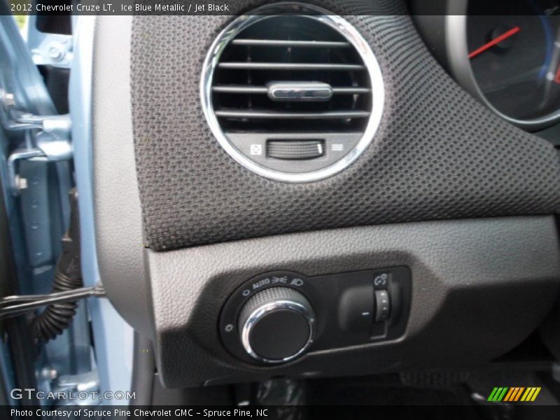 Ice Blue Metallic / Jet Black 2012 Chevrolet Cruze LT