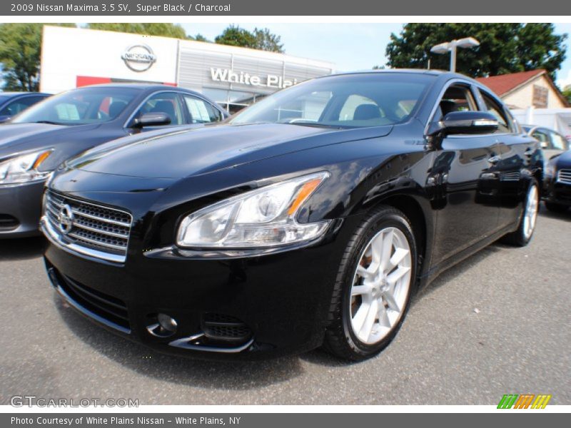 Super Black / Charcoal 2009 Nissan Maxima 3.5 SV