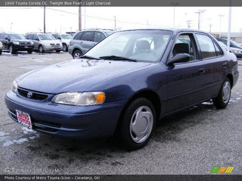 Twilight Blue Pearl / Light Charcoal 1999 Toyota Corolla CE