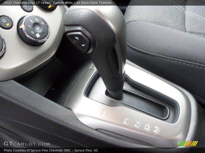 Summit White / Jet Black/Dark Titanium 2012 Chevrolet Sonic LT Sedan