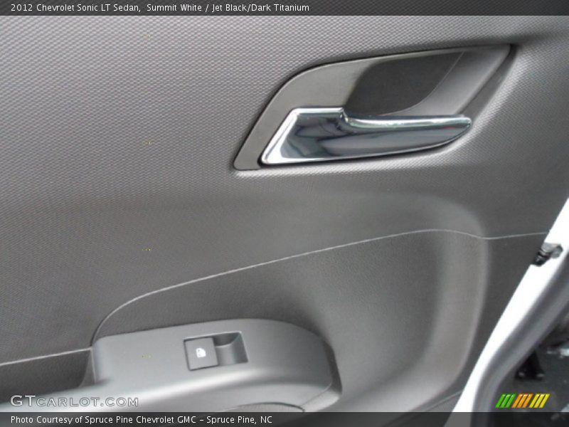 Summit White / Jet Black/Dark Titanium 2012 Chevrolet Sonic LT Sedan