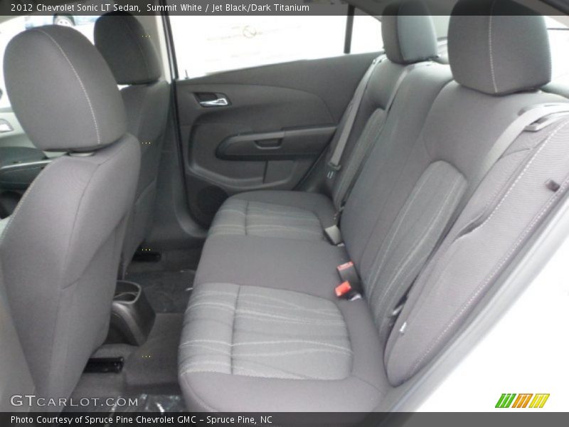Summit White / Jet Black/Dark Titanium 2012 Chevrolet Sonic LT Sedan