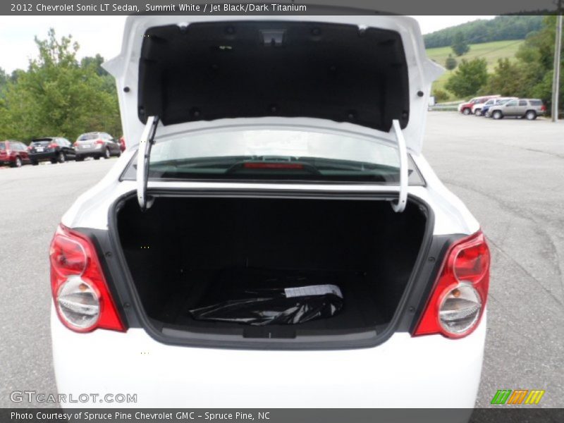 Summit White / Jet Black/Dark Titanium 2012 Chevrolet Sonic LT Sedan
