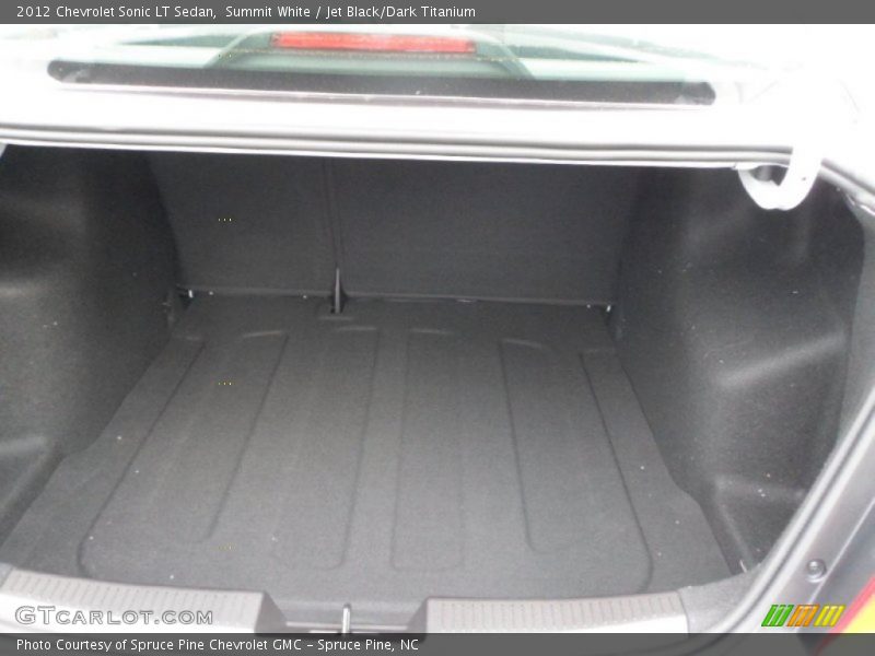 Summit White / Jet Black/Dark Titanium 2012 Chevrolet Sonic LT Sedan